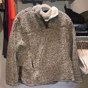 Coffee Shop Sherpa Pullover